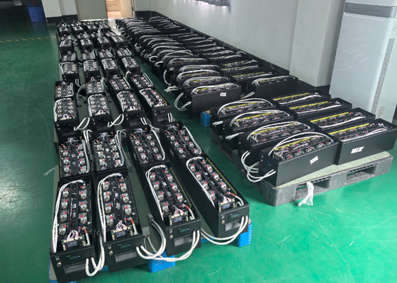 FoShan RJ 24v 36v 48v 400ah 600ah 800ah lithium LFP batteries for KION AGV Robotics CE TUV Listed